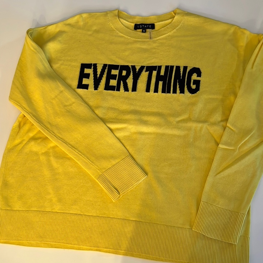 1 State - Yellow Sweater